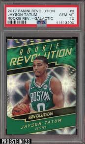 2017 18 Panini Revolution Galactic 9 Jayson Tatum Rc Rookie Psa 10 Pop 1 Psa Revolution Jayson Tatum
