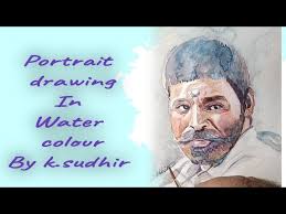 portrait painting in water colour #watercolor #portrait#painting