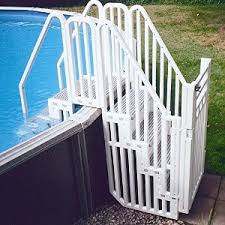 Molded shell which allows consistent liner instalation, and features a revolutionary clip system to secure the liner to the step for a snug fit. Step It Up Best Above Ground Pool Steps