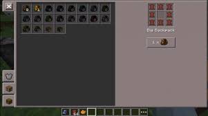 It's not like anything you've seen before. Backpack Minecraft Mod