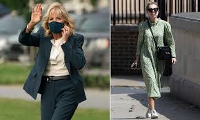 (his sons beau and hunter both survived the accident.) Mrs Carrie Johnson Will Meet Over Tea With The First Lady Jill Biden Ahead Of The G7 Summit Daily Mail Online