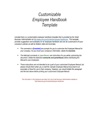 Gaining a deep understanding of the dozens of laws and hundreds of regulations that apply to the workplace isn't necessary for most managers or human resource professionals. 42 Best Employee Handbook Templates Examples á… Templatelab