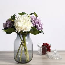 Bulk buy silk hydrangea online from chinese suppliers on dhgate.com. Xuanxiaotong 45 Cm 1 Pc Long Stem Silk Hydrangea Artificial Flowers Branch Purple White Pink Green Blue Hydrangea Faux Flowers Buy At The Price Of 2 65 In Aliexpress Com Imall Com