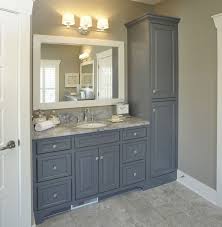 ← double vanity with linen tower. 72 Best Bathroom Vanity With Attached Linen Closet Ideas Bathrooms Remodel Bathroom Design Bathroom Makeover