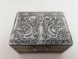 You can make this woodworking project with just a tablesaw and planer or get all fancy if you have a. Celtic Dragons Jewelry Box Men Twin Dragons Box Celtic Knot Trinket Box Wood Box Accessories Box Metal Box Repujado Ke Dragon Box Dragon Jewelry Jewelry Box