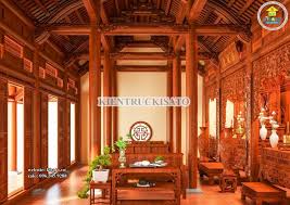Mẫu Thiết Kế Nội Thất Nhà Thờ Họ 3 Gian Tại Quảng Ngãi