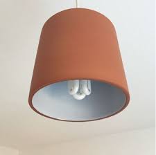 We have a lovely range of ceiling light shades that can be used in your bedroom, living room in fact most rooms in your home. Chamfered Pendant Light Shade Terracotta Weston Mill Pottery Uk