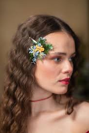 Christmas Hair Clips Gingerbread Flower Hair Clips Flower Girls Santa Claus  Gift for Daughter Bridal Accessories Christmas Jewellery Magaela