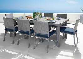 Portofino Comfort 9 Piece Dining Set Patio Decor Patio Decorating Ideas On A Budget Patio Dining Set