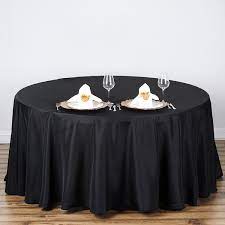 Maybe you would like to learn more about one of these? Amazon Com Efavormart 108 Wholesale Round Tablecloth Polyester Round Table Linens For Wedding Party Banquet Restaurant Black Home Kitchen