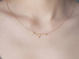 Custom Name Necklace Personalized Name Necklace Minimal Name Jewelry Custom Word Necklace Gold Personalized Word Pn02f62 In 2021 Word Necklace Custom Word Necklace Diamond Cross Necklaces