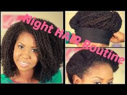 Natural Hair Nighttime Routine No Pineappling Necessary Black Hair Information Natural Hair Styles Hair Routines Short Natural Hair Styles