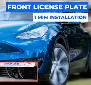 The Best Front License Plate Holder for Tesla Model Y/3 in 2024 - TesFram