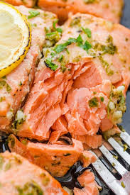 How much salmon should i buy? Baked Salmon With Garlic And Dijon Video Natashaskitchen Com
