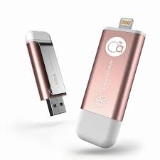 Adam Elements Iklips Lightning 32gb Vnshna Pamet Za Iphone Ipad Ipod S Lightning 32gb Rozovo Zlato Usb Flash Drive Iphone Accessories