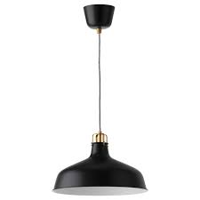 Once the glass is out, remove the light bulbs and set them aside. Ranarp Pendant Lamp Black 15 Ikea