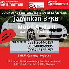 Ada perusahaan yang sedang membuka kesempatan lowongan kerja pt sinarmas,staff, staf administrasi, ppic staff, front desk agent dan banyak lagi di daerah medan melalui indeed.com. Pt Sinarmas Multifinance Cab Jayapura Photos Facebook