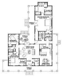Farmhouse Floor Plans With Wrap Around Porch Traditional House Plan First Floor 028d 0054 Farmhouse Floor Plans Porch House Plans Country Style House Plans