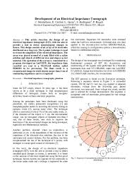 One is to stick to the. Pdf Development Of An Electrical Impedance Tomograph Georges Chahine Academia Edu