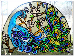 Check spelling or type a new query. Peacock Stained Glass Window Pattern Home Car Window Glass Tint Film