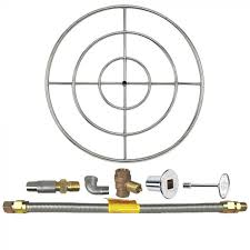 Available in a variety of shapes and sizes, we make building a fire pit easy. Spotix Round Afg Match Lit Fire Pit Burner Kits