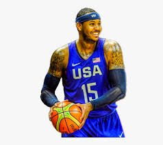 Nba players are the world's best paid athletes by average annual salary per player. Melo Freetoedit Usa Basketball Players Hd Png Download Transparent Png Image Pngitem