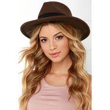 French Quarter Brown Fedora Hat 19 Liked On Polyvore Featuring Accessories Hats Brown Brown Fedora Hat Brown Fedora Brimmed Fedora Hat Fedora Beauty