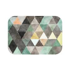 Green and gray bathroom rug. Abstract Bath Mat Green Gray Black Bathroom Rug Ohana Modern Decor