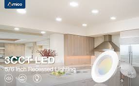 Check spelling or type a new query. Amico 5 6 Inch 3cct Led Recessed Lighting 12 Pack Dimmable Damp Rated 12 5w 100w 950lm Can Lights With Baffle Trim 3000k 4000k 5000k Selectable Simple Retrofit Installation Ul Amazon Com