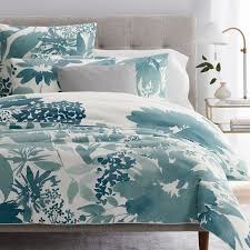 Modern furniture, home decor, lighting & more. Organic Sateen Garden Corner Duvet Cover Shams