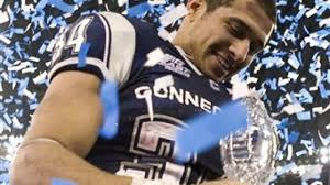 UConn's Brown runs over Buffalo in 38-20 win