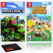 Minecraft Animal Crossing New Horizons Two Game Bundle Nintendo Switch Walmart Com