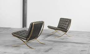 Mies van der rohe barcelona chairs in the pavilion in barcelona that were used as royal thrones. Barcelona Chair The Barcelona Chair Created By Ludwig Mies Van Der Rohe