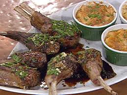 Seared Petite Lamb Chops With Rosemary Balsamic Reduction Recipe Food Network