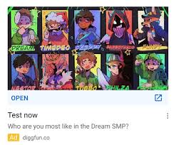Which dream smp member are you teste dich. You Know That The Dream Smp Is Famous When You Spot This Gem While On Youtube On Mobile Dreamsmp