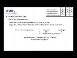 Asbr3 Lewis Structure Molecular Geometry Youtube