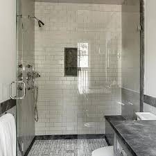 White subway tiles bathroom ideas. Subway Tile Shower Design Ideas