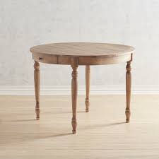 Grace Natural Stonewash Round Dining Table With Drawers Dining Table With Drawers Dining Table Chairs Dining Table