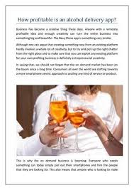 How Profitable Is An Alcohol Delivery App Delivery App Alcohol App