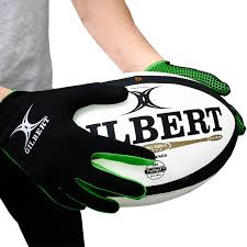 Gilbert Atomic Training Rugby Glove Black Green