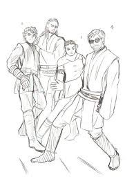 Anakin Padme Obi Wan Qui Gon Star Wars Drawings Star Wars Artwork Star Wars Fandom