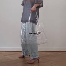 Pin By Diyctators On Clear Bag Transparente Tasche Refashion Fashion See Through