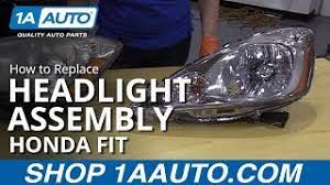 Maybe you would like to learn more about one of these? How To Replace Headlight Assembly 2009 11 Honda Fit Youtube