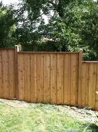 Installing the fence panels is the easiest part of building a vinyl fence. Wood Privacy Fences Backyard Fences Fence Design Diy Privacy Fence