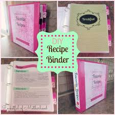 Diy Recipe Binder Diy Recipe Binder Recipe Book Diy Diy Cookbook