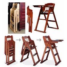 ready to use foldable wooden baby high chair on carousell muebles para ninos sillas altas de madera mesas y sillas de ninos