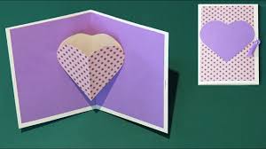 Compte ta vie par les sourires et non les larmes et compte ton âge par les amis et non les années. Diy Carte Pop Up Coeur Facile Youtube
