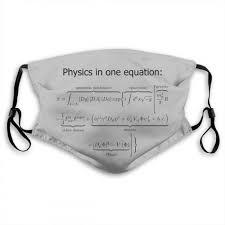 Theoretical Physics Funny Quote Gift Idea Quantum Face Mask With 2 Free Pm2 5 Filters Fans Covering