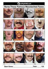 President to have a moustache in his official presidential portrait? Famous Faces 027 Moustaches Quiznighthq