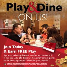 Please ensure that all information provided is accurate and your rws invites account has been activated. Sign Up As A Genting Rewards Member And Receive 15 In Free Play And A 10 Dining Voucher Earn 25 Points On The Day Of Sign Redeemed Alumni Association Today